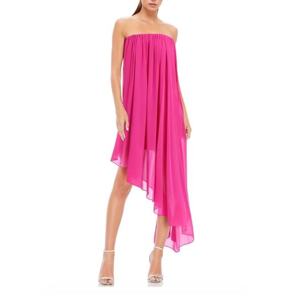 One33 Social Women's The Maeve Strapless High Low Maxi Dress Size 4 - Picture 1 of 11